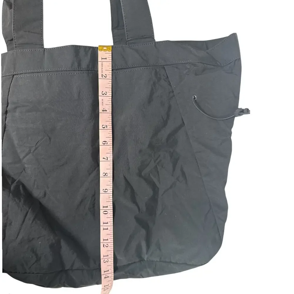ODODOS 18L Side Cinch Tote Bag Black Lightweight Gym Travel Beach Shopper NWT